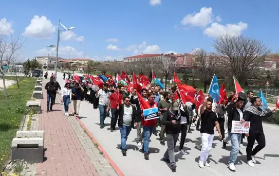 Yozgat'ta Filistin ve Doğu Türkistan Yürüyüşü