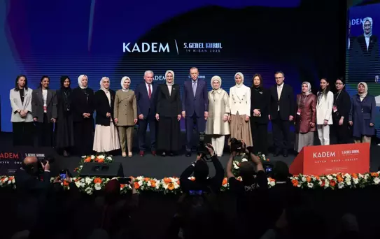 Cumhurbaşkanı Erdoğan KADEM 5'inci Olağan Genel Kurul Toplantısına katıldı- 1