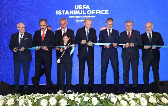 UEFA'nın İstanbul'daki temsilciliğinin açılışı yapıldı