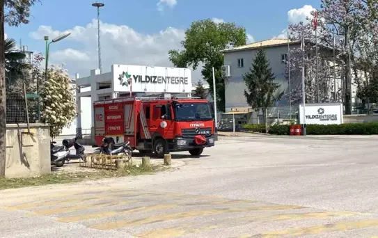 Kartepe'de Fabrikada Yangın