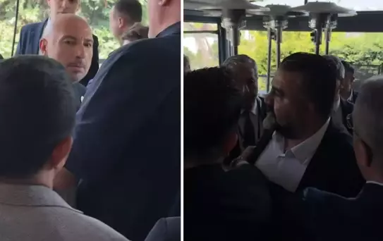 Hakan Bilal Kutlualp ile Ümit Özat arasında kavga çıktı