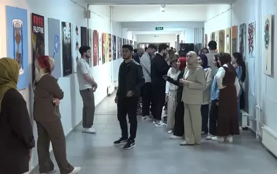 Erzurum'da Gazze'ye Destek Sergisi