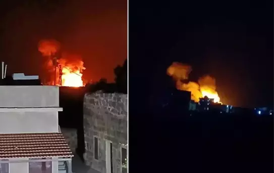 İsrail, Suriye'nin 5 kentini vurdu