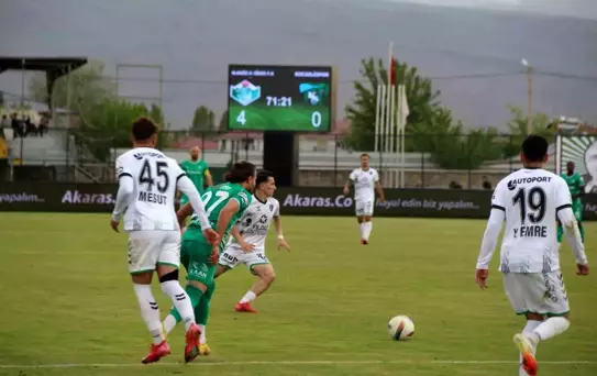 Iğdır FK, Kocaelispor'u 4-0 Yendi