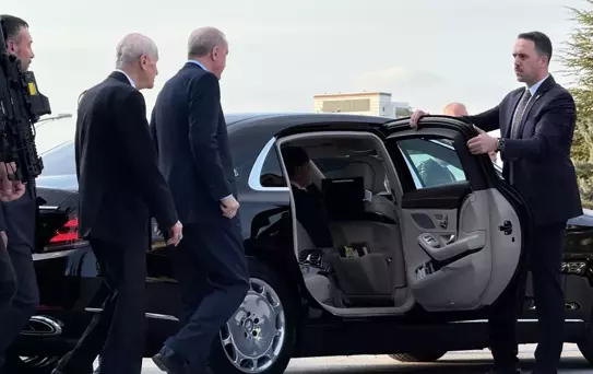 Cumhurbaşkanı Erdoğan ve Bahçeli bir araya geldi (2)