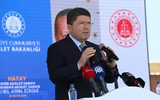 Adalet Bakanı Tunç, Hatay'da adalet sarayı temel atma töreninde konuştu Açıklaması