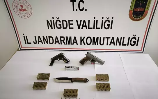 Niğde'de Ruhsatsız Silah Operasyonu