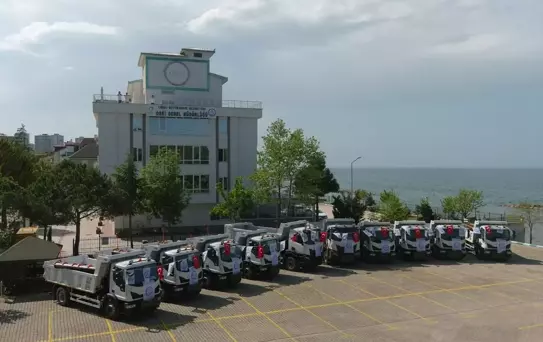 Ordu'ya 10 Yeni İş Makinesi Katıldı