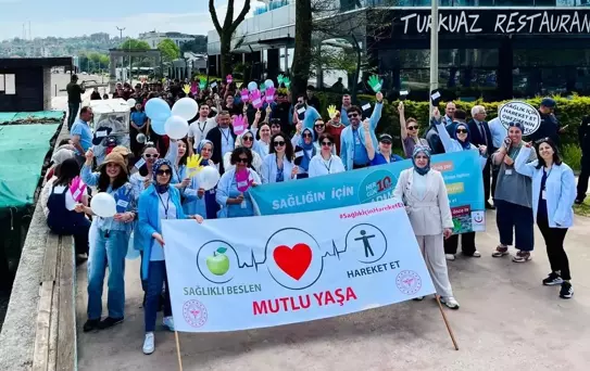 Düzce'de Sağlık Yürüyüşü Etkinliği