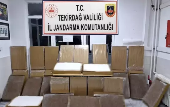 Tekirdağ'da Ruhsatsız Silah ve Kaçak Ürün Operasyonu