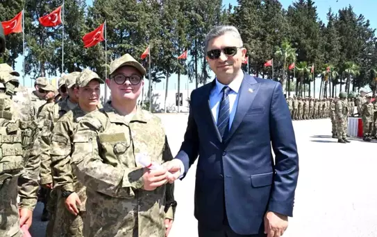 Engelliler Haftası'nda Askerlik Töreni