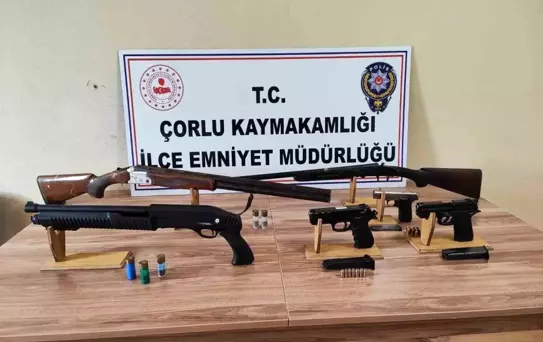 Tekirdağ'da Uyuşturucu ve Silah Operasyonu