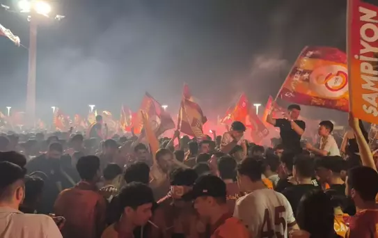 Mersin'de Galatasaray Coşkusu