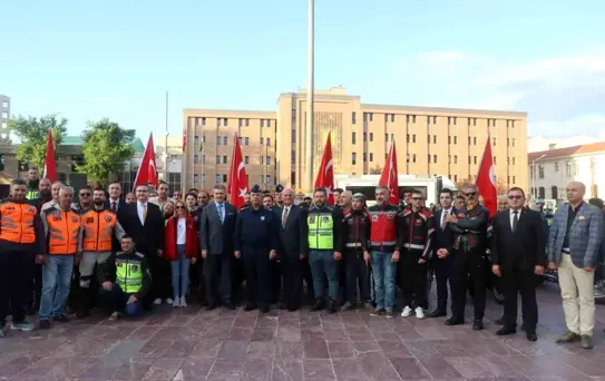 Motosiklet Kortejiyle TSKGV Tanıtımı