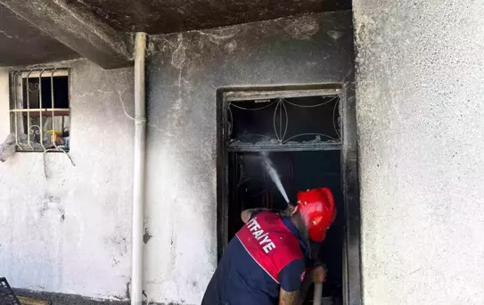 Sungurlu'da evde çıkan yangın paniğe sebep oldu