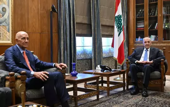 Barrack ve Berri Lübnan'ı Görüştü