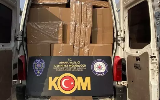 Adana'da 4.8 Milyon Makaron Ele Geçirildi