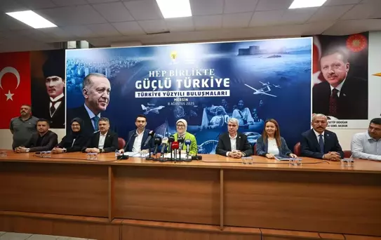 AK Parti Genel Başkan Yardımcısı Belgin Uygur, Mersin'de konuştu Açıklaması