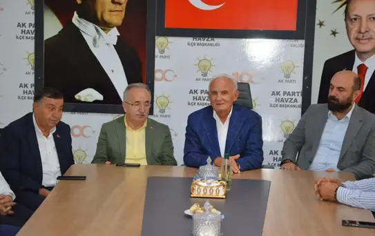 Yusuf Ziya Yılmaz Havza'da Ziyaretler Gerçekleştirdi