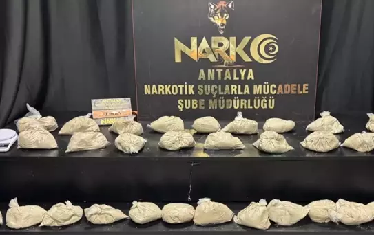 Kepez'de 15 Kilogram Eroin Ele Geçirildi