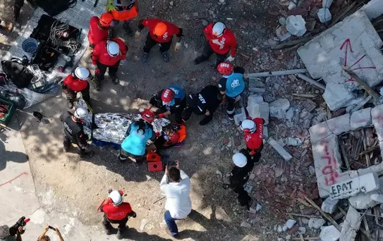 Antalya'da Deprem Tatbikatı Yapıldı