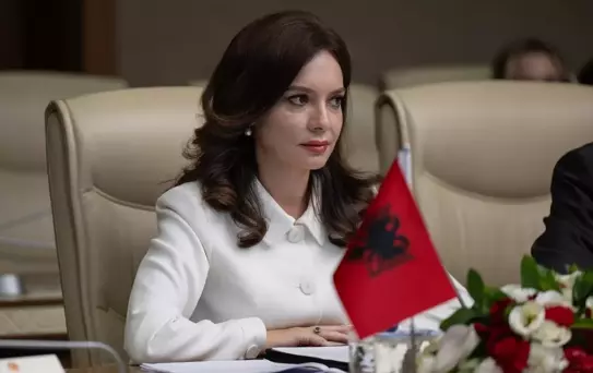 Arnavutluk Meclis Başkanı Spiropali, TBMM Güvenlik ve İstihbarat Komisyonu Başkanı Tipioğlu ile görüştü