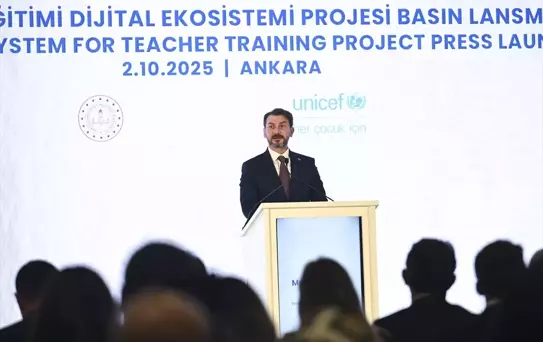 Bakan Tekin, 'Öğretmen Eğitimi Dijital Ekosistemi Projesi' tanıtım programında konuştu Açıklaması