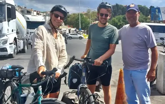 Hollandalı Çift Dünya Turunda Gelibolu'da