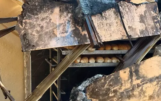 Bolu'da Fırında Yangın