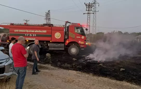 Çan'da Mera Yangını Kontrol Altına Alındı
