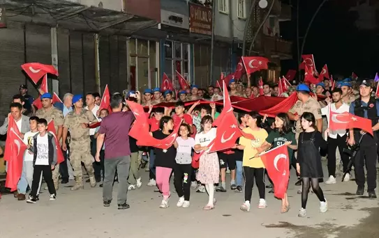 Çatak'ta 15 Temmuz Demokrasi ve Milli Birlik Günü etkinliği düzenlendi