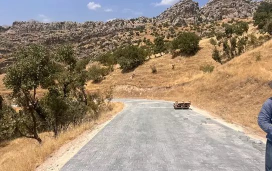 Çermik'te Kilitli Parke Taşı Çalışmaları Devam Ediyor