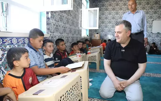 Çubuk'ta Yaz Kur'an Kursuna Dondurma İkramı