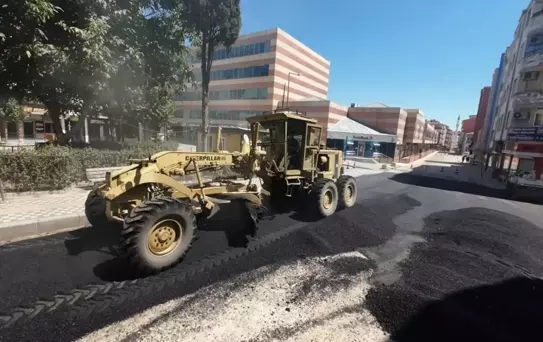 Keşan'da Asfalt Çalışmaları İncelendi