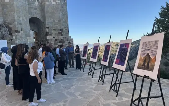 Harput Kalesi'nde Dede Korkut Sergisi Açıldı