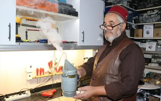 Dadaş Mucit'ten Şarjlı Körük İle Yenilik