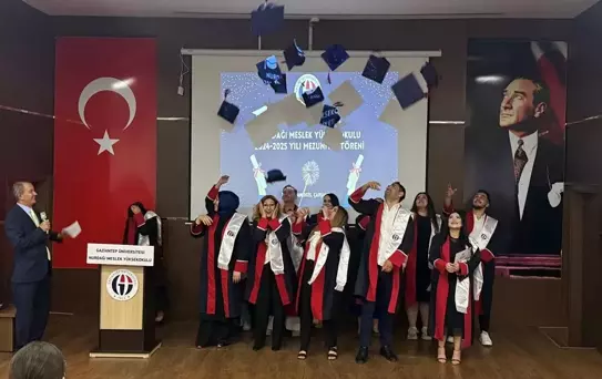 GAÜN Mezuniyet Töreni Coşkuyla Gerçekleşti