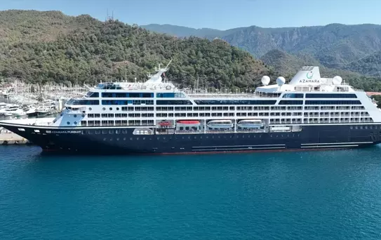 Marmaris'e Kruvaziyerle 680 Yolcu Geldi