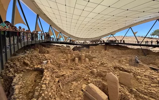 Göbeklitepe'de Ziyaretçi Yoğunluğu