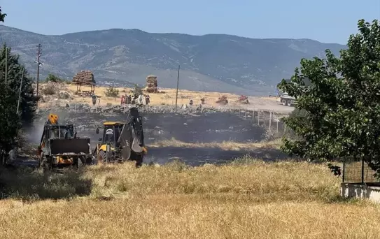 Güdül'de Tarım Arazisinde Yangın