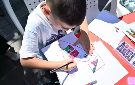 Gazze'ye Destek İçin Posta Sanatı Sergisi