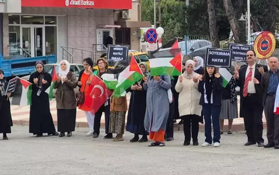 Hamamözü'nde Filistin'e Destek Açıklaması