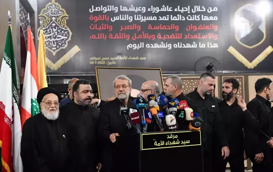 Laricani'den Hizbullah'a Destek Mesajı