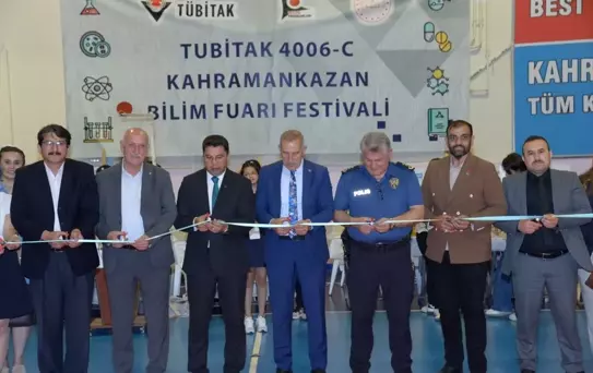 Kahramankazan'da Bilim Fuarı Düzenlendi