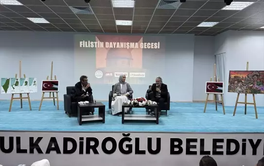 Kahramanmaraş'ta Filistin Dayanışma Gecesi