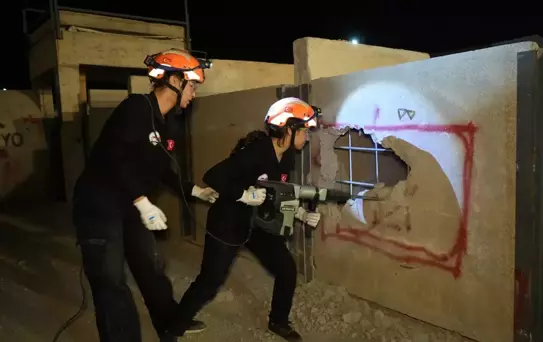 Kadınlar Deprem İçin Eğitim Aldı