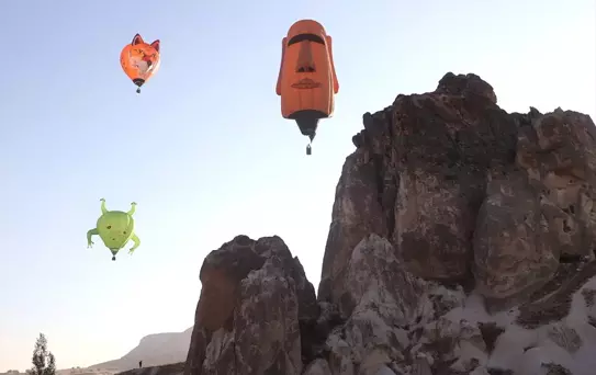 Kapadokya Balon Festivali Renkli Anlara Ev Sahipliği Yaptı
