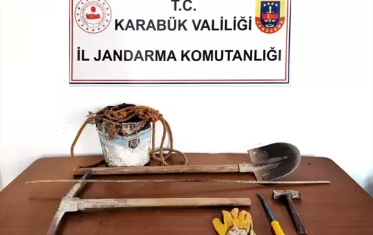 Eflani'de İzinsiz Kazı Yapan 2 Şüpheli Gözaltına Alındı