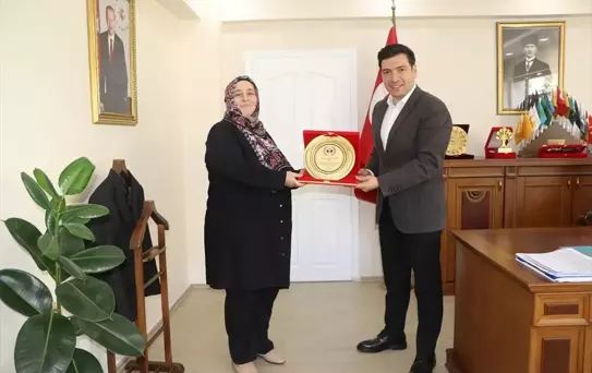 Keban'da Yargı Mensuplarından Veda Ziyareti
