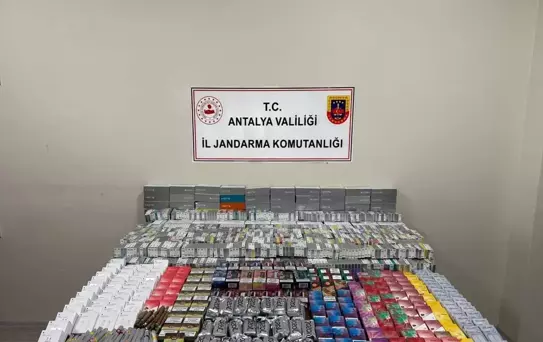 Kemer'de Kaçak Tütün Operasyonu